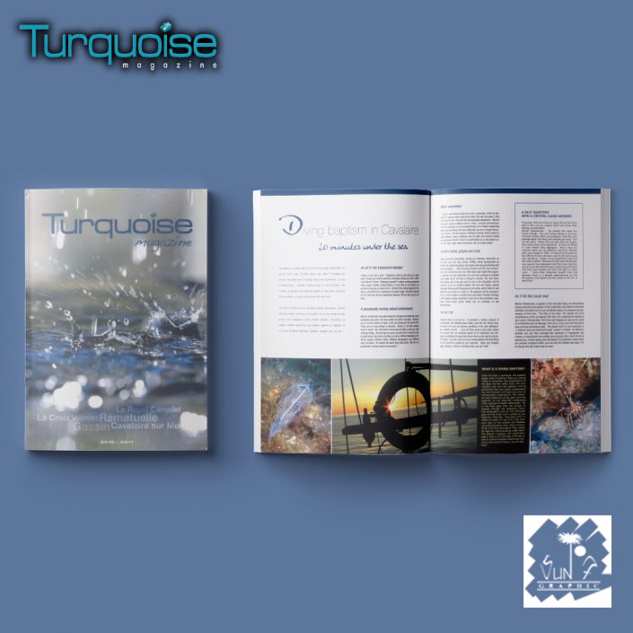 Magazine de luxe Turquoise Magazine, Saint-Tropez, Var, France