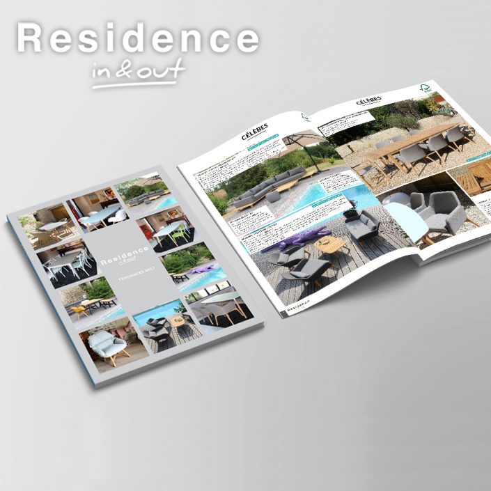Catalogue produits Residence, devis gratuit - Hervé Roux, Infographiste Freelance en Vendée