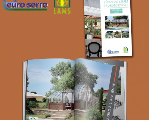 Catalogue produits vérandas, serres, jardin d'hiver - Hervé Roux, Infographiste Freelance en Vendée